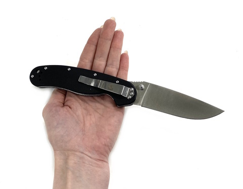 Складной нож Крыса, сталь AUS8, рукоять G10