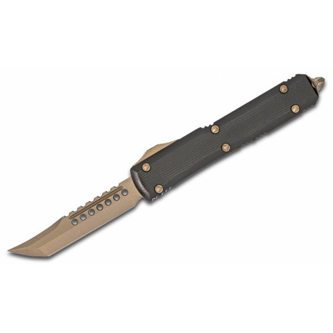 Фронтальный нож Microtech 119-13GTBK Ultratech Hellhound Выкидной