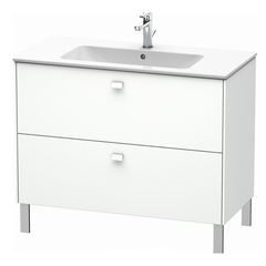 Duravit Brioso BR440301018 Тумба напольная под раковину 1020х479х683 мм, с 2 выдвижными ящиками, цвет белый матовый 18 (для 233610) фото