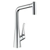 Hansgrohe 73801000 Смеситель для кухни с выдвижным изливом и лейкой