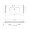 Cezares GIUBILEO-1000-1C-SO-BL Тумба под раковину, цвет: белый