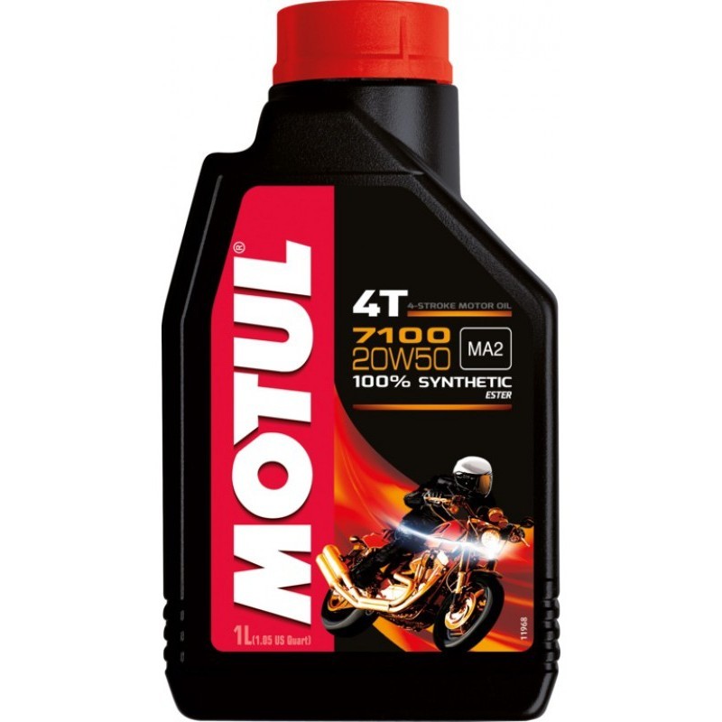 Motul 7100  20W-50 4Т (1л) Синтетическое моторное масло для мотоциклов