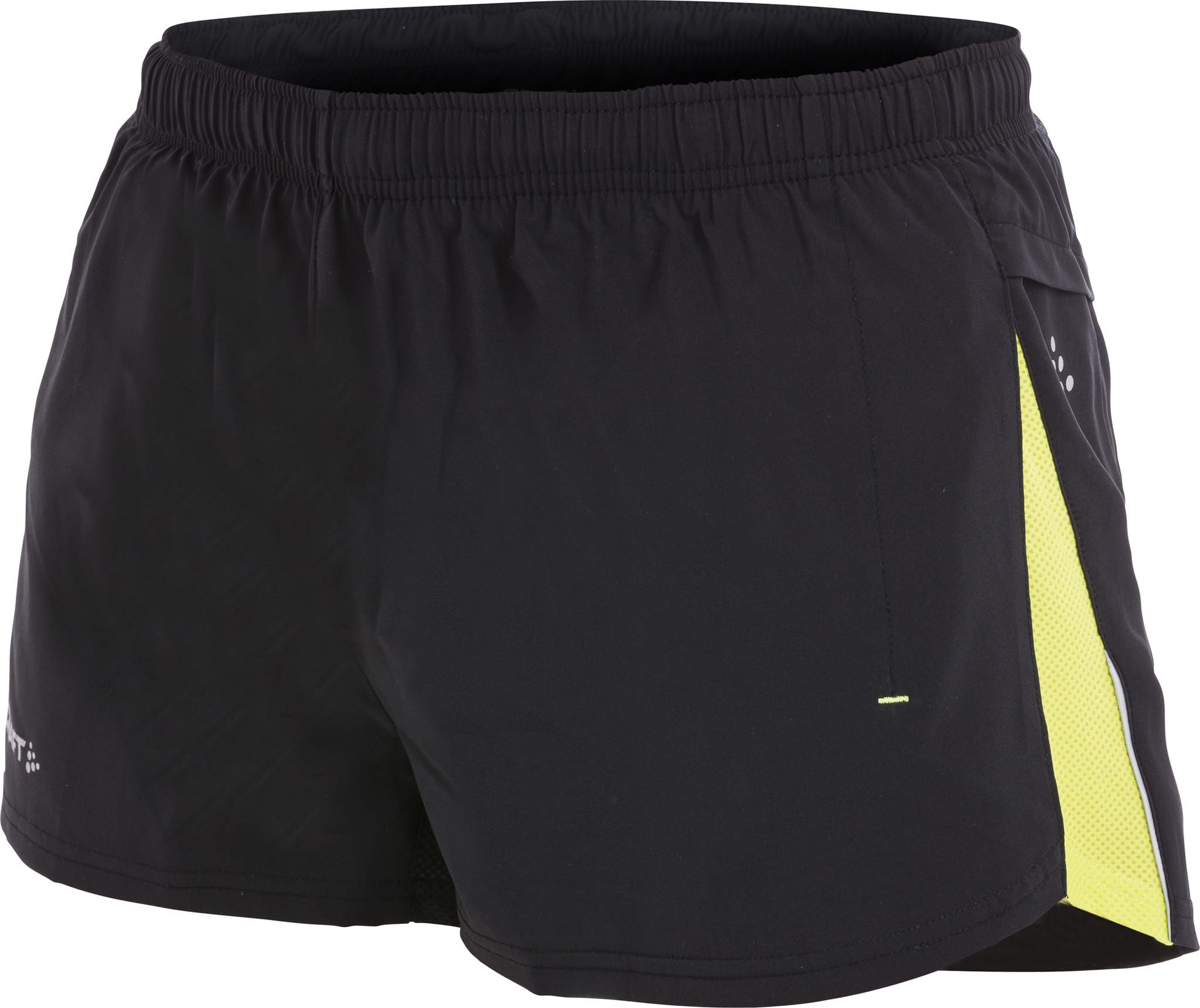 Шорты беговые мужские Craft Performance Race yellow