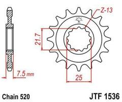 Звезда ведущая JTF1536 15