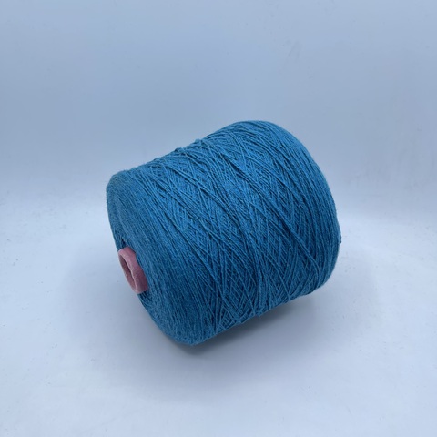 Luxury Selection by RiGo (пр.Италия), art- Cardwool,2/15 750м/100гр, 85% Меринос 15%Полиамид ,цвет-Светлый петроль,меланж 517/517 ,арт.24430