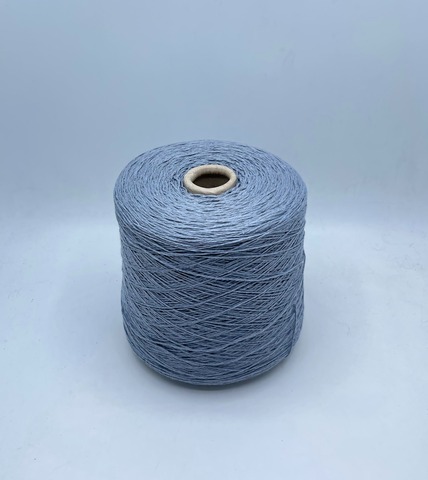 Бобинная пряжа (пр.Италия), art-Loose , 380м/100гр, 70%Хлопок 20%Полиамид 10%Кашемир , цвет-Голубая сталь ,арт.29254