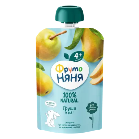 Пюре ФРУТО НЯНЯ груша 90г