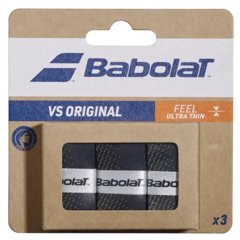 Намотка для ракетки Babolat VS Original Feel Aero Black/Yellow (3шт) арт. 200919