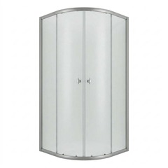Душевое ограждение Niagara Eco NG-1003-14MT (80х80х190) четверть круга,раздвижное,хром,стекло матовое,1 место