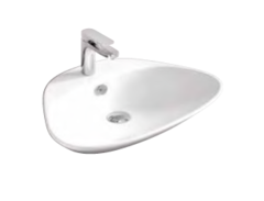 ArtCeram Plettro PTL002 01 00 BI Раковина накладная на столешницу, 59x45, цвет: белый фото