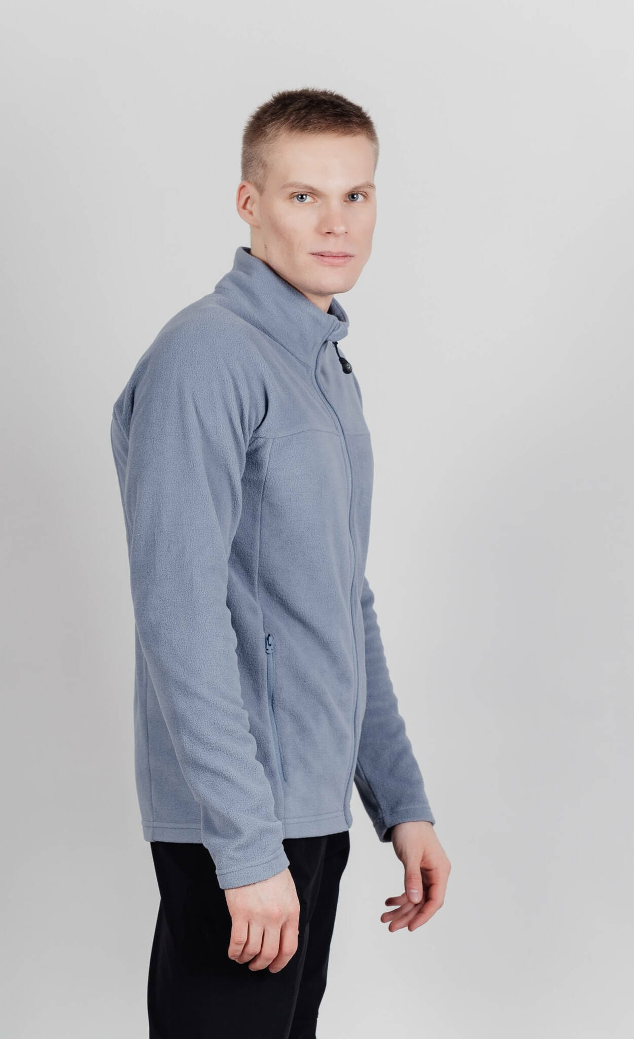 Мужская флисовая толстовка Nordski Fleece серый - 2