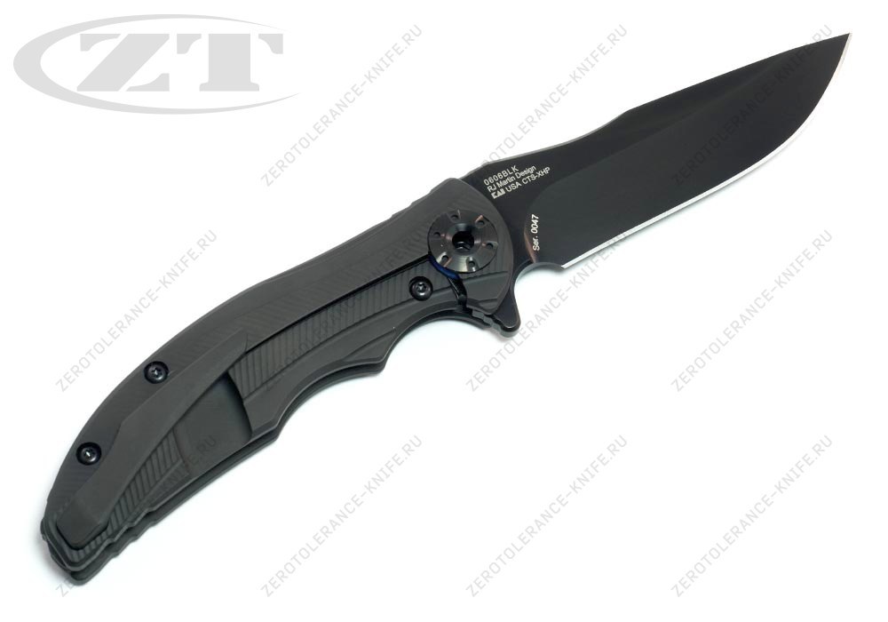 Нож Zero Tolerance 0606BLK RJ Martin - фотография 