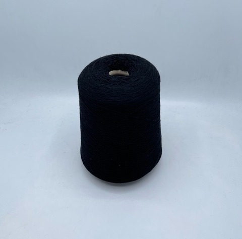 Бобинная пряжа (пр.Италия), 1400м/100гр. 100% Кашемир, цвет-Черный арт.30294