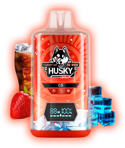 HUSKY CYBER 2.0 18000 CS - Клубника Кола лед