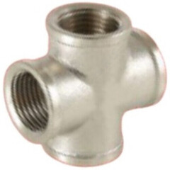Крест латунь никель Ду 15 (1/2") ВР VALFEX VF.760.N.012