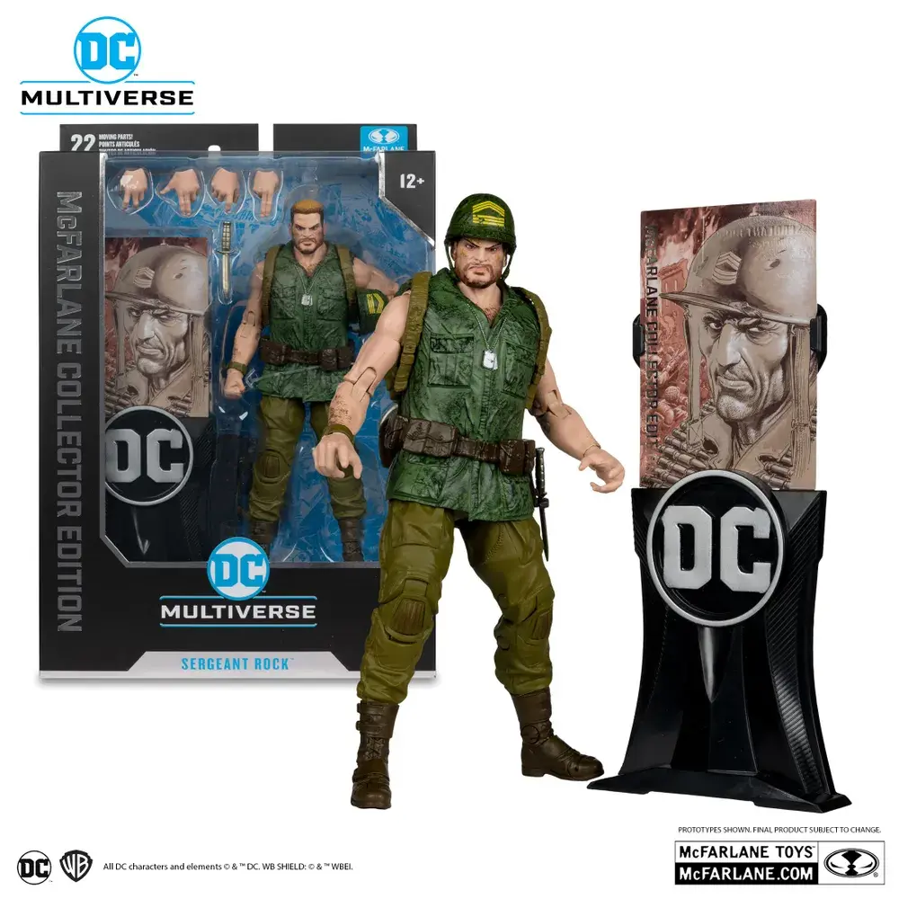 DC Мультивселенная фигурка Сержант Рок Collectors Edition