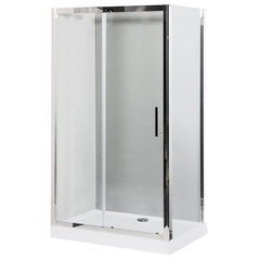 Aquanet Delta 183213 Душевое ограждение 120x80, цвет: профиль хром, стекло прозрачное фото
