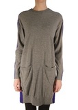 Платье двухцветное из шерсти и вискозы STELLA MCCARTNEY