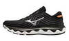Мужские беговые кроссовки Mizuno Wave Horizon 6 черные - 5