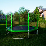 Батут DFC Trampoline Fitness с сеткой 14ft фото №6