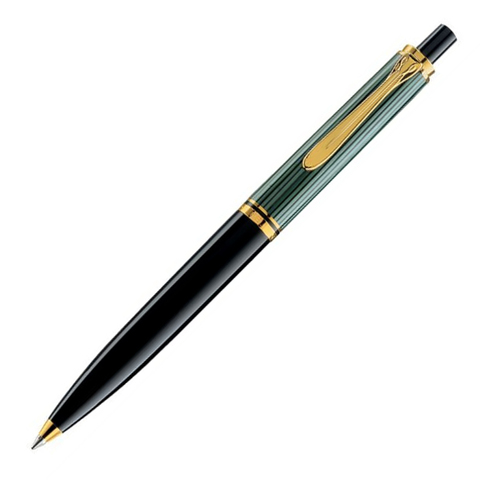 Ручка шариковая Pelikan Souverän® K 800, Black Green GT (996991)