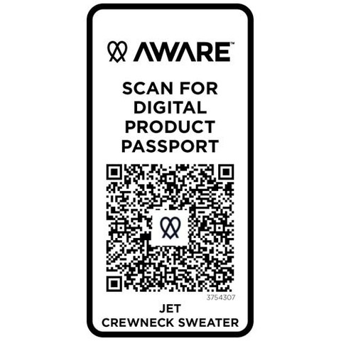 Tin унисекс Aware™ свитер с круглым вырезом из переработанных материалов плотностью 280 г/м²