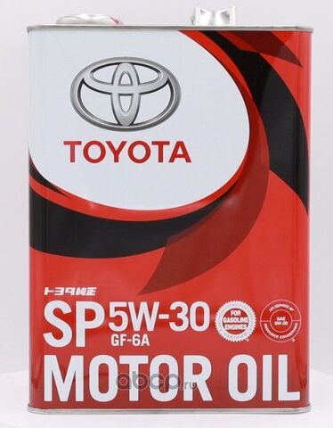 TOYOTA Масло моторное 5W-30 SP 4L Ж/Б (0888010705)