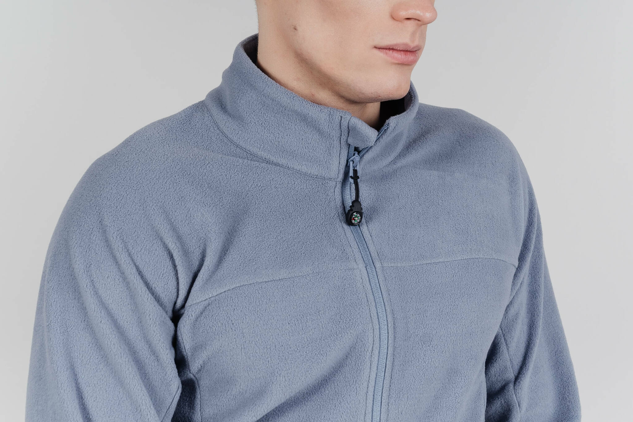 Мужская флисовая толстовка Nordski Fleece серый - 3