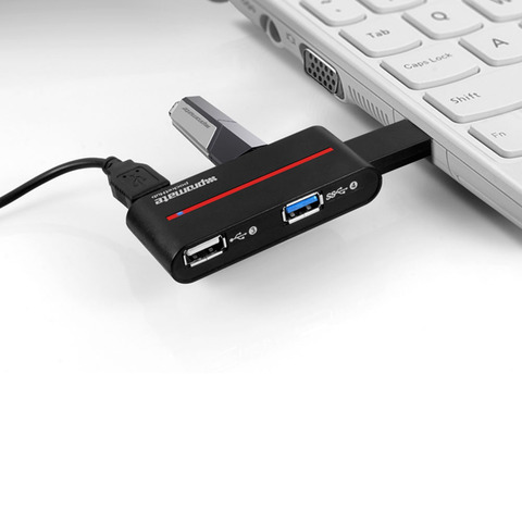 Карманный USB коммутатор с портами USB 3.0/2.0 Promate pocketHub