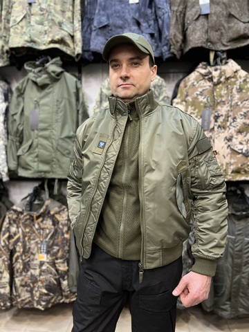Бомбер Пилот 7.62 Armyfans Зимний Олива