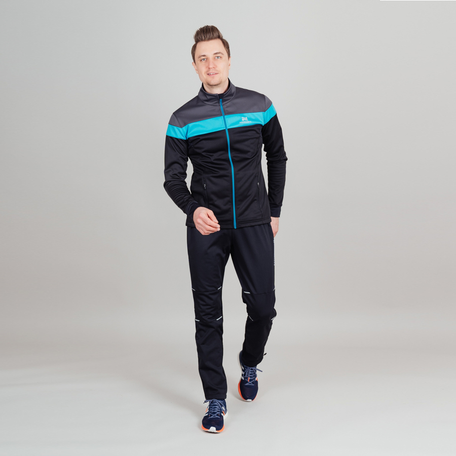 Nordski Drive лыжная куртка мужская black-blue - 8