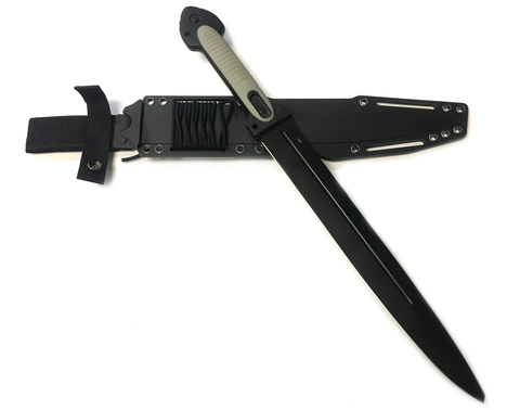 Нож кинжал цельномет. Fierce, Black PVD, Mr.Blade, сталь d2