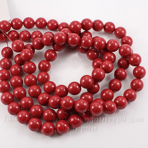 5810 Хрустальный жемчуг Сваровски Crystal Red Coral круглый 8 мм , 5 шт (Картинка)