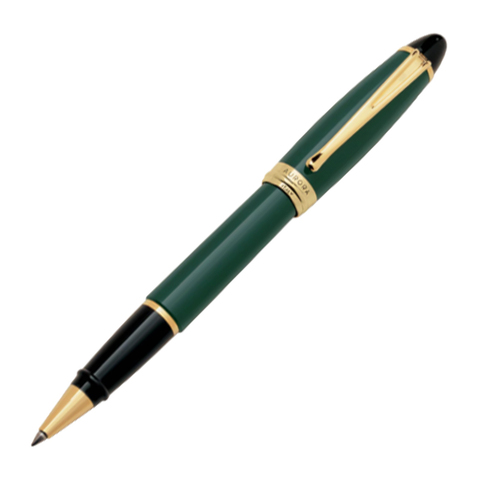 Ручка-роллер Aurora Ipsilon Resin Green GT, в подарочной коробке