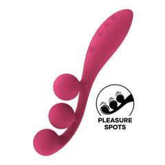 Satisfyer Tri Ball 1 Мультивибратор (Малиновый)