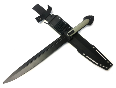 Нож кинжал цельномет. Fierce, Black PVD, Mr.Blade, сталь d2