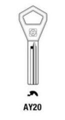 Заготовка финского ключа 14402 AY20/AY26_AY20/ABY26 Abloy