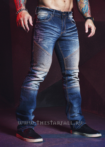 Affliction | Джинсы мужские Gage Grid Malibu 110SK047 правый бок