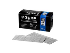 ЗУБР гвозди тип 300 (47/J/F), 25 мм, калибр 18GA. 5000 шт. Профессионал (31830-25)