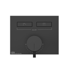 Gessi Hi-Fi 63079#707 Смеситель для душа, с включением до 2 источников одновременно (внешняя часть), цвет: Black Metal Brushed PVD фото
