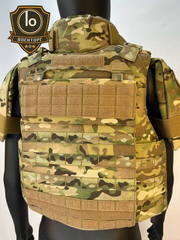 Оригинальный “UNIVERSAL ARMOR original” разгрузочный бронежилет (с баллистическим пакетом СВМПЭ) •мультикам