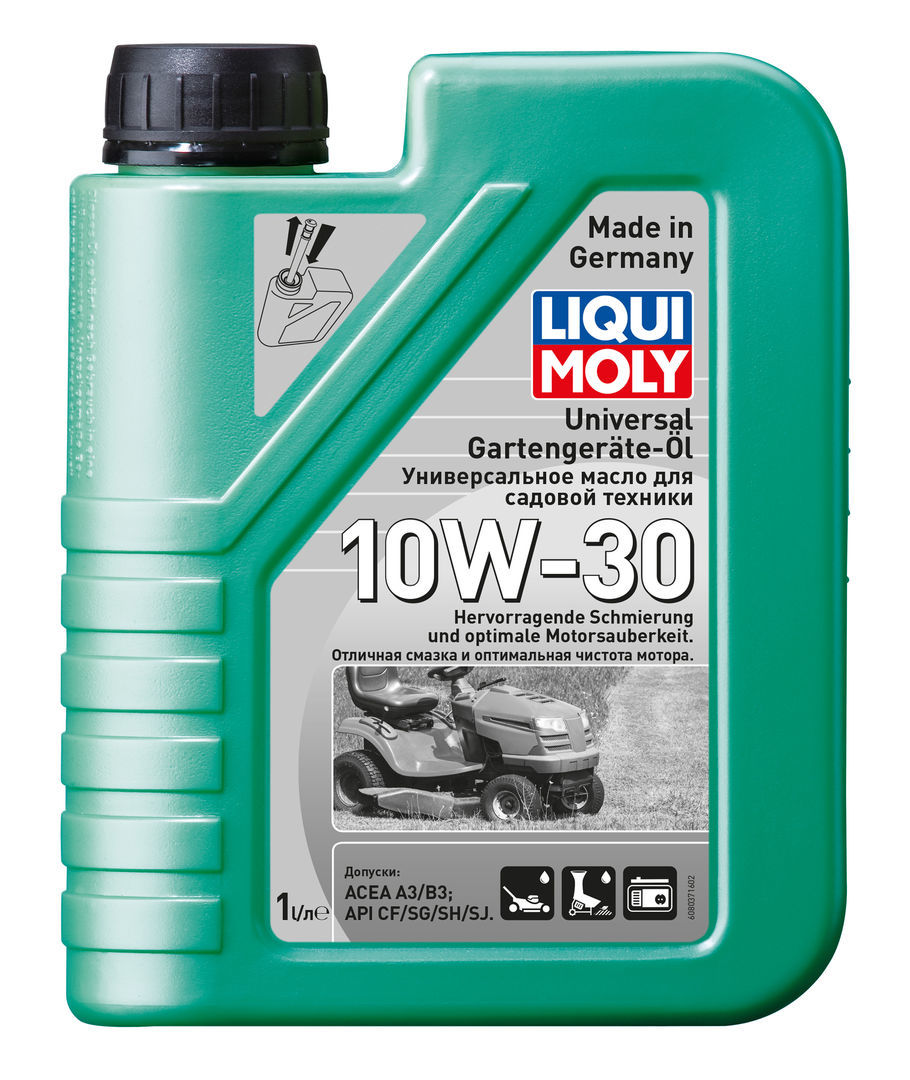 Масло моторное для газонокосилок Liqui Moly Universal 4-Takt Gartengerate Oil 10W30 минеральное 1л