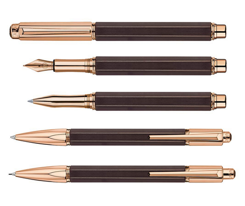 Ручка шариковая Caran d’Ache Varius Ebony PGT (4480.142)