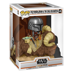 Funko POP! Star Wars. The Mandalorian: Mandalorian with Child on Bantha 6