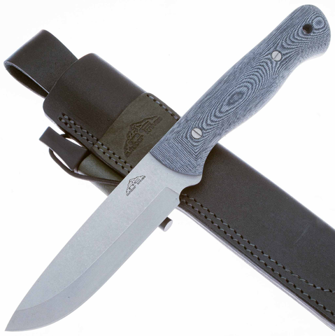 Нож NC Custom Forester, AUS-10 stonewash, Micarta, NCC043-A10SW/MC