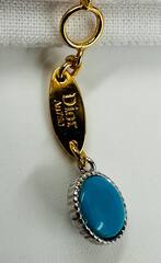 Браслет ROSE de VENTS двухрядный с натуральными вставками rose VGOLD