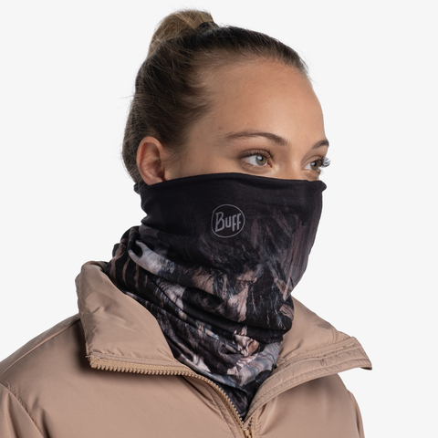 Шарф-труба с флисом двухсторонний Buff Polar Reversible Blaise Black фото 2