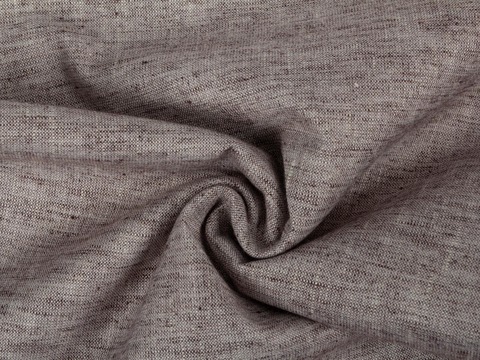 Ткань PRESS LINEN MEL-D01 C002(coffee)