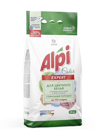 GraSS Порошок стиральный Alpi Expert Color 10кг