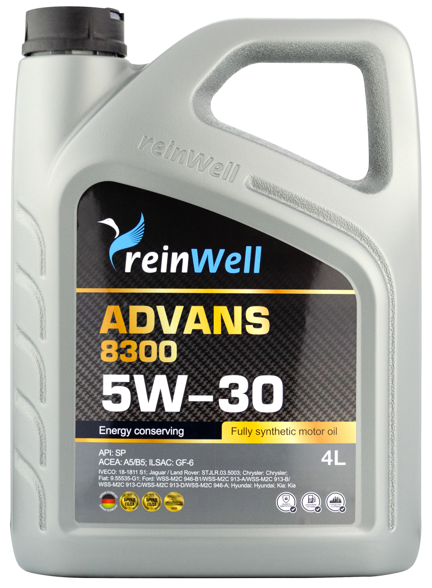 Моторное масло Reinwell ADVANS 8300 5W-30 синтетическое 4л